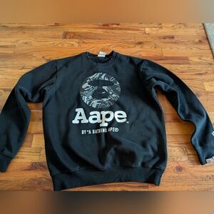 Aape Black‎ Crew Neck
